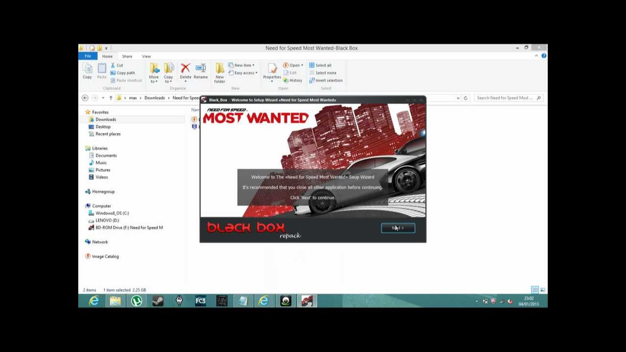 need for speed most wanted download install